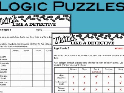 Detective - Logic Puzzles background