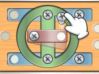 Nuts And Bolts Screw Puzzle background