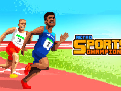 Retro Sports Champion background